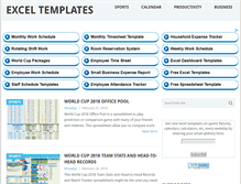 Tablet Screenshot of exceltemplate.net